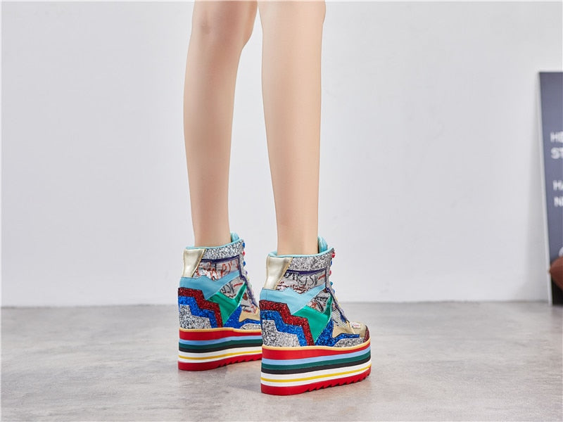 Rainbow Chunky Sneakers