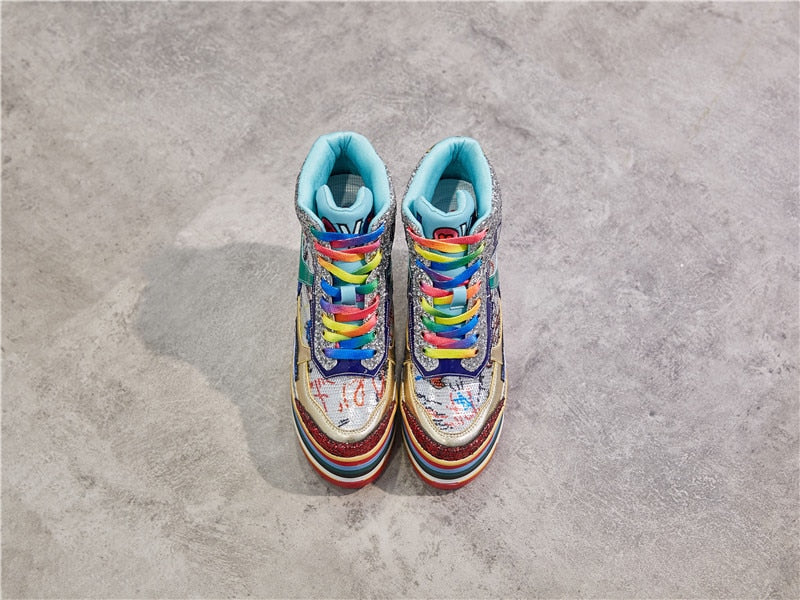 Rainbow Chunky Sneakers