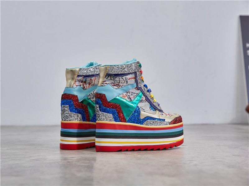 Rainbow Chunky Sneakers