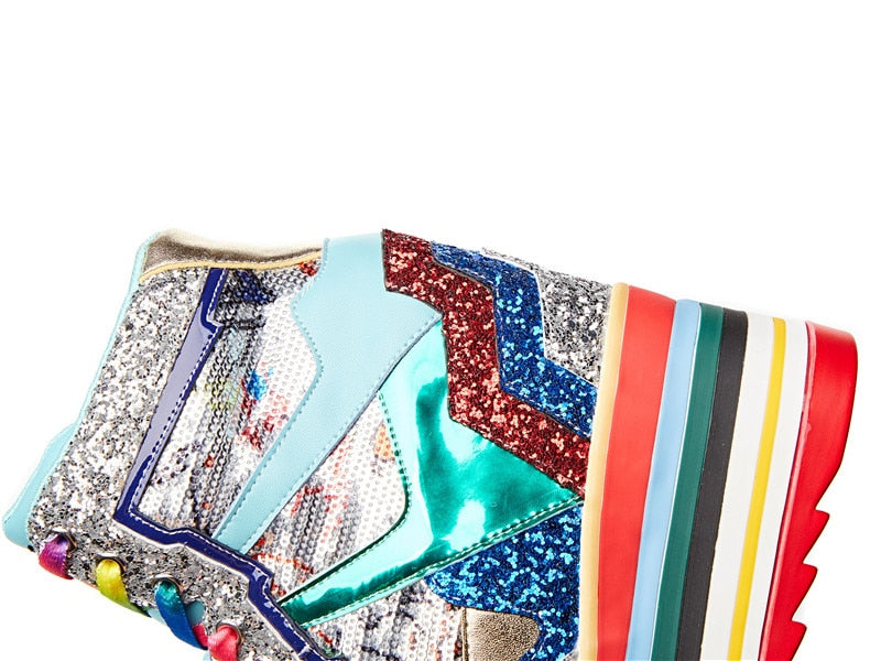 Rainbow Chunky Sneakers