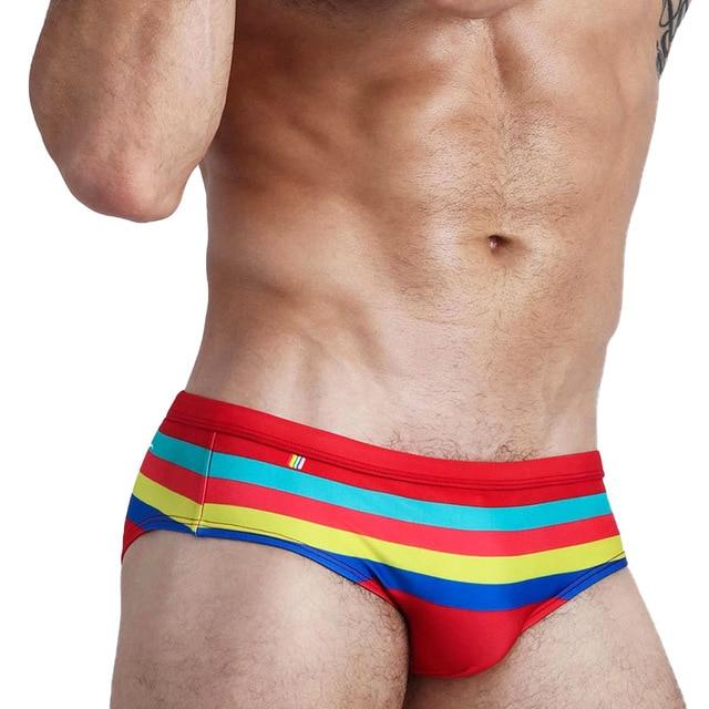Pride Stripe Swim Briefs