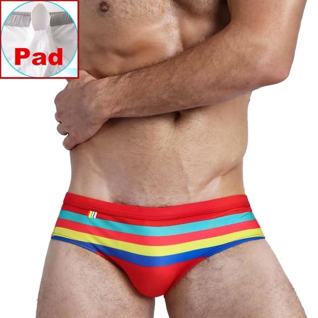 Pride Stripe Swim Briefs