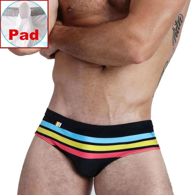 Pride Stripe Swim Briefs