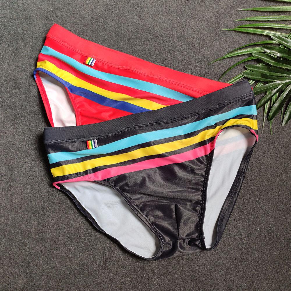 Pride Stripe Swim Briefs