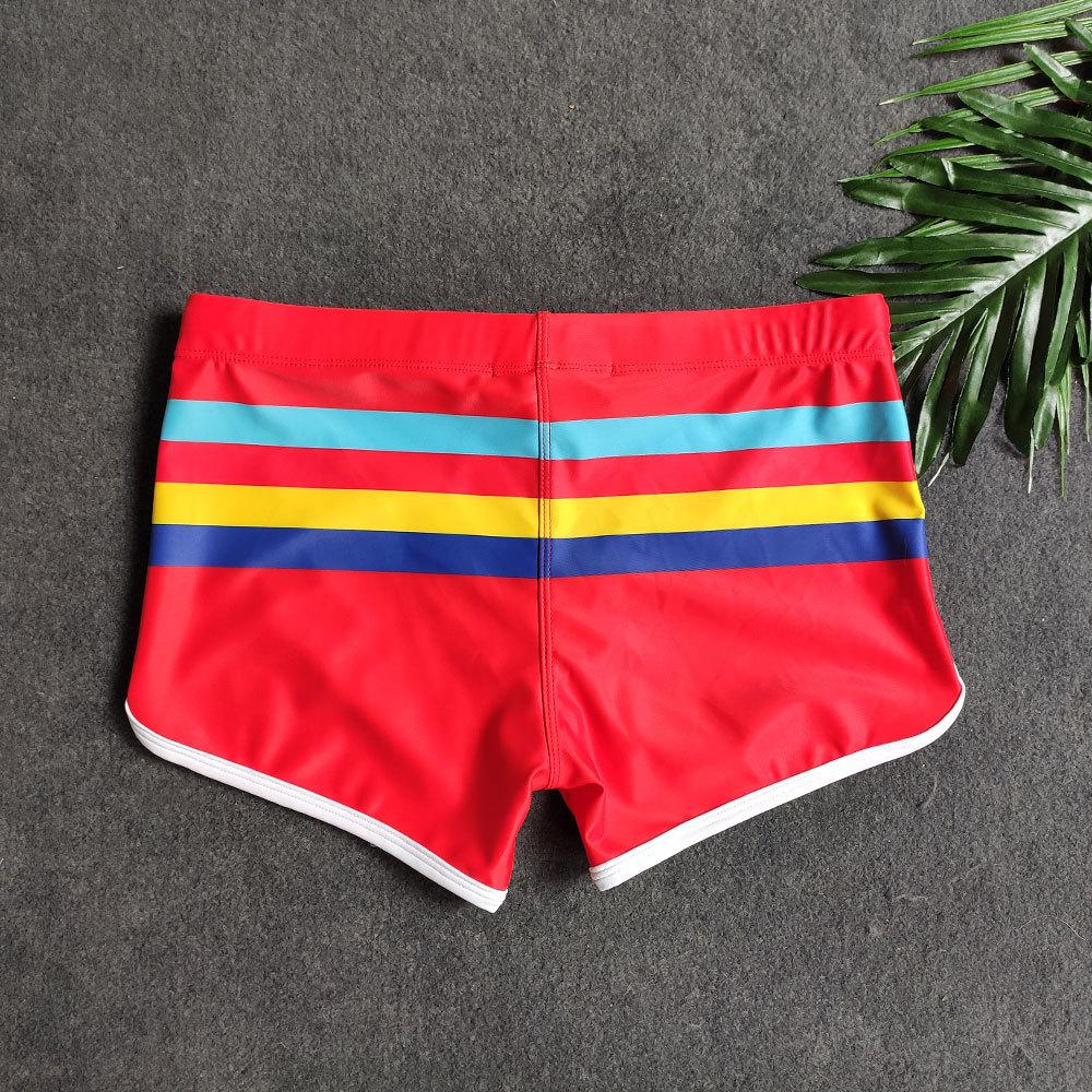 Pride Stripe Swim Trunks
