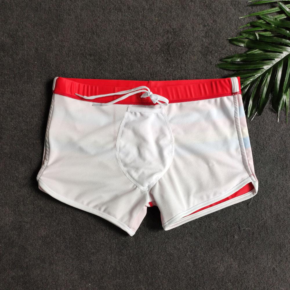 Pride Stripe Swim Trunks