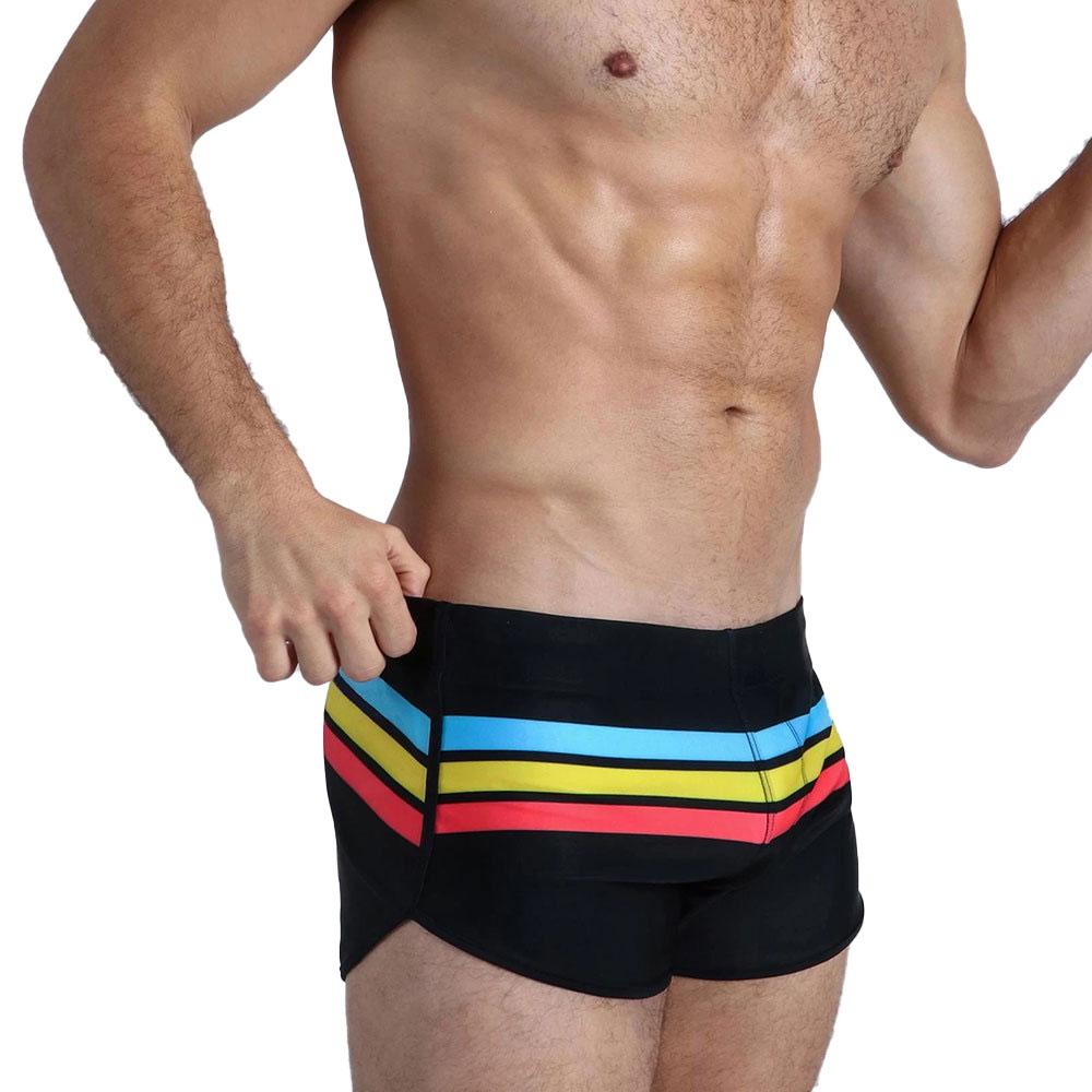 Pride Stripe Swim Trunks