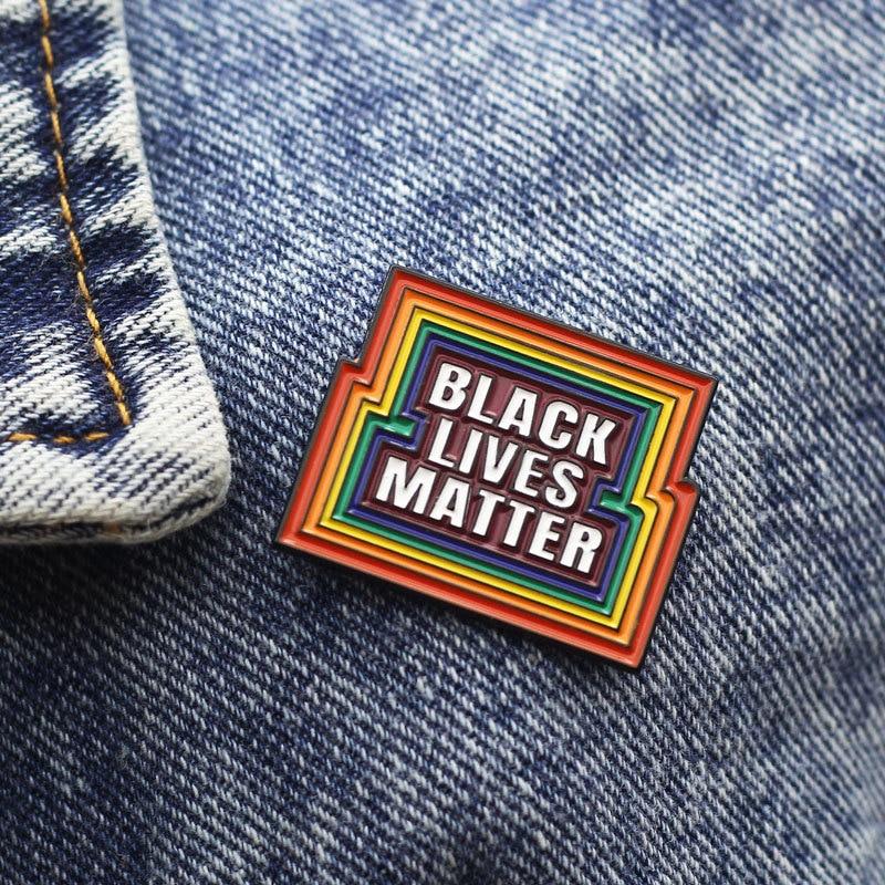 LGBT Black Lives Matter Enamel Pin