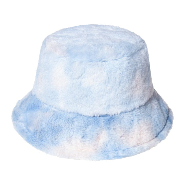 Fabulously Fluffy Tie-Dye Bucket Hat
