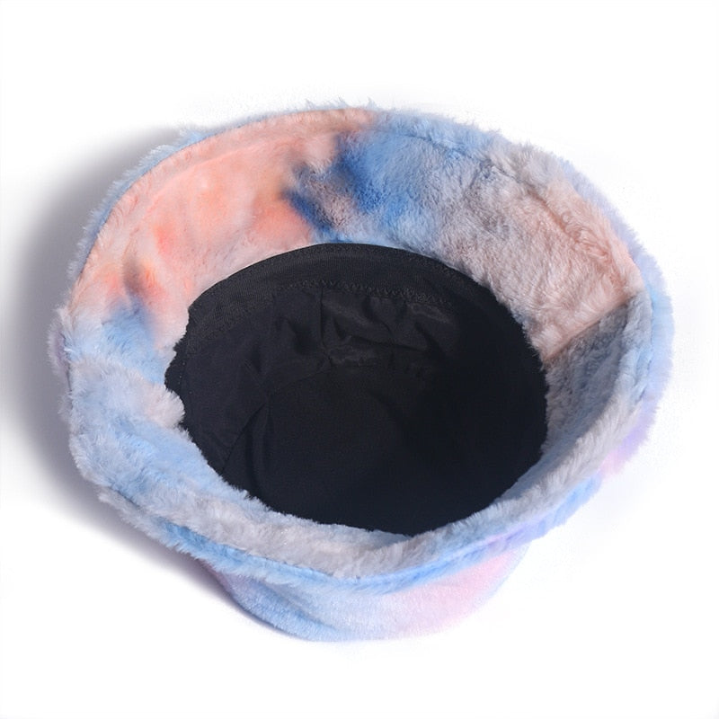 Fabulously Fluffy Tie-Dye Bucket Hat