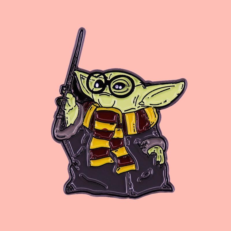 Wizarding Yoda Enamel Pin