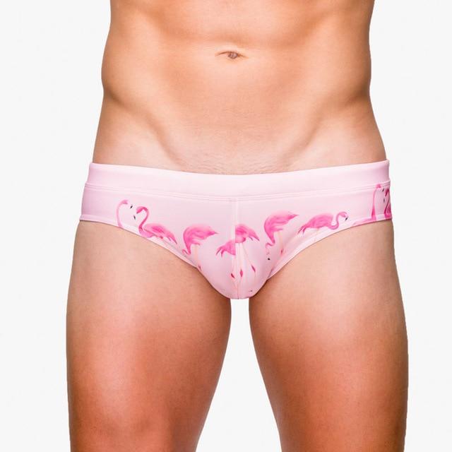Sexy Flamingo Swim Briefs
