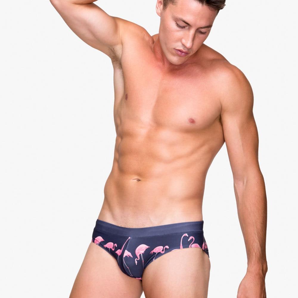 Sexy Flamingo Swim Briefs