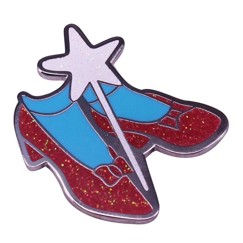 Dorothy's Ruby Slippers Enamel Pin