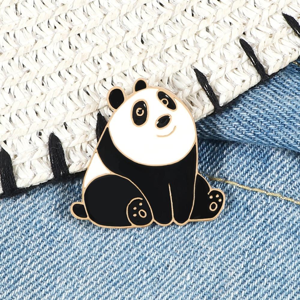 Cute Panda Enamel Pin