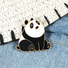 Cute Panda Enamel Pin