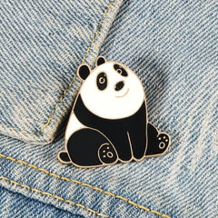 Cute Panda Enamel Pin