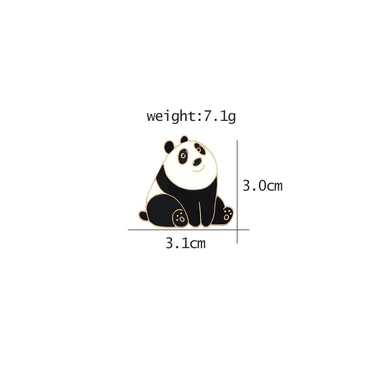 Cute Panda Enamel Pin