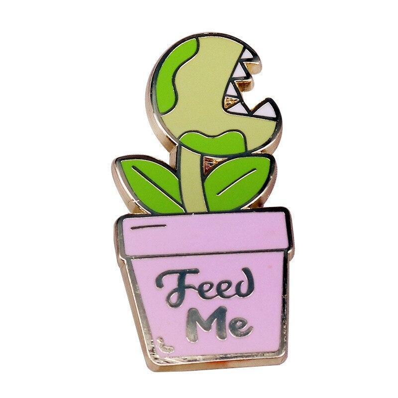 Feed Me Enamel Pin