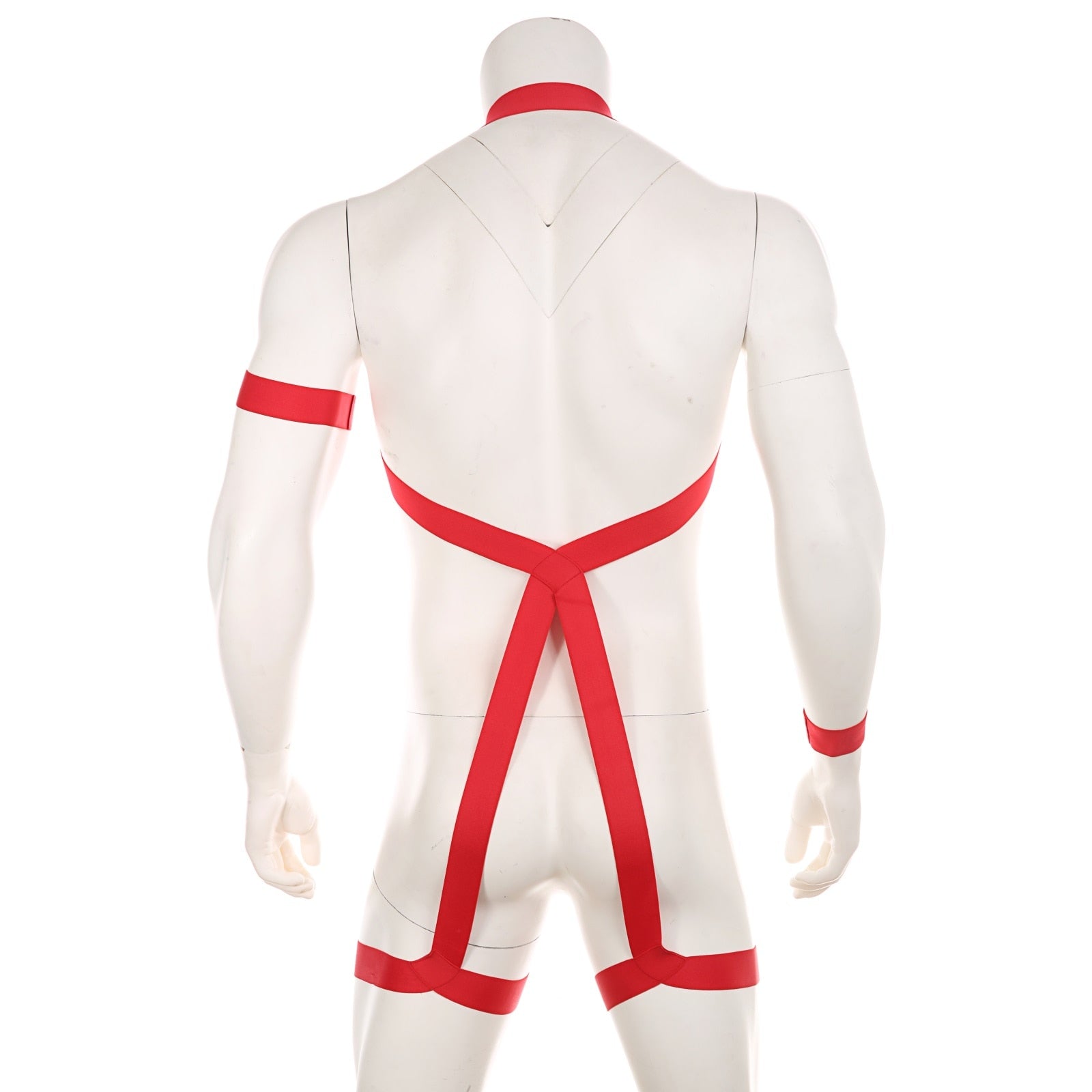 Elastic Full Body Halter-Harness Clubwear