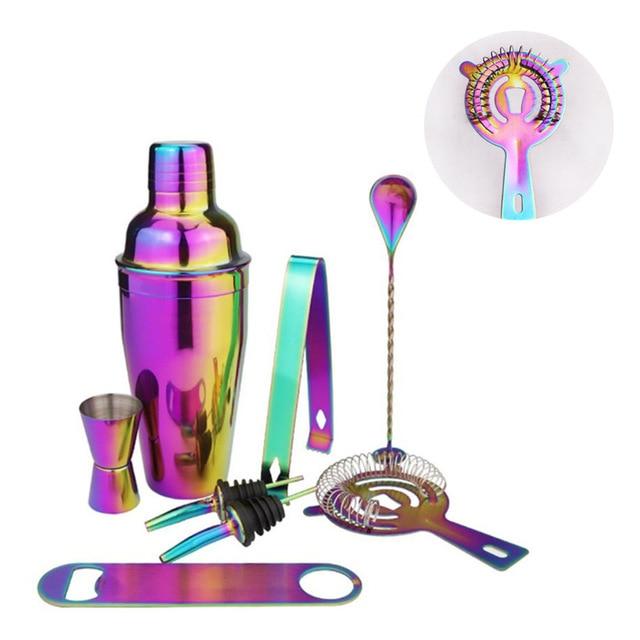 Rainbow Cocktail Shaker Set
