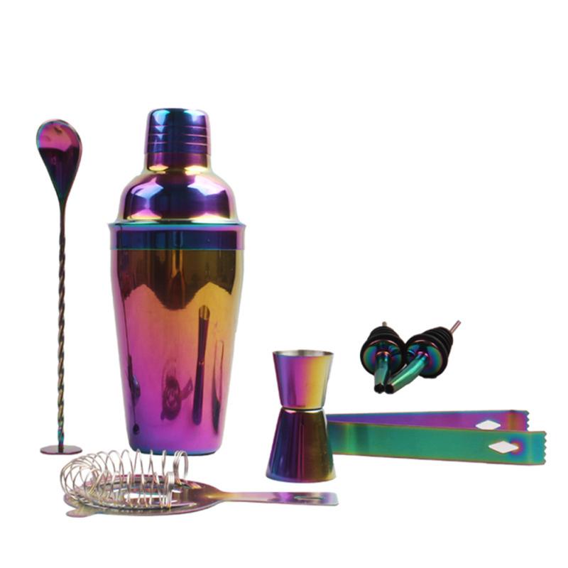 Rainbow Cocktail Shaker Set