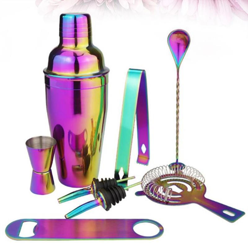 Rainbow Cocktail Shaker Set
