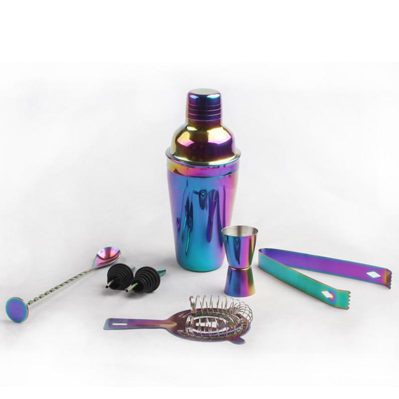 Rainbow Cocktail Shaker Set
