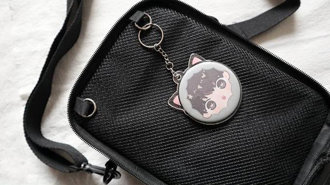 Transparent Pin Display Crossbody Bag