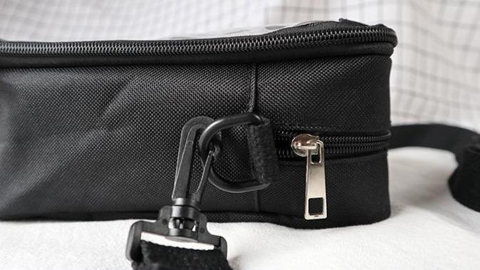 Transparent Pin Display Crossbody Bag