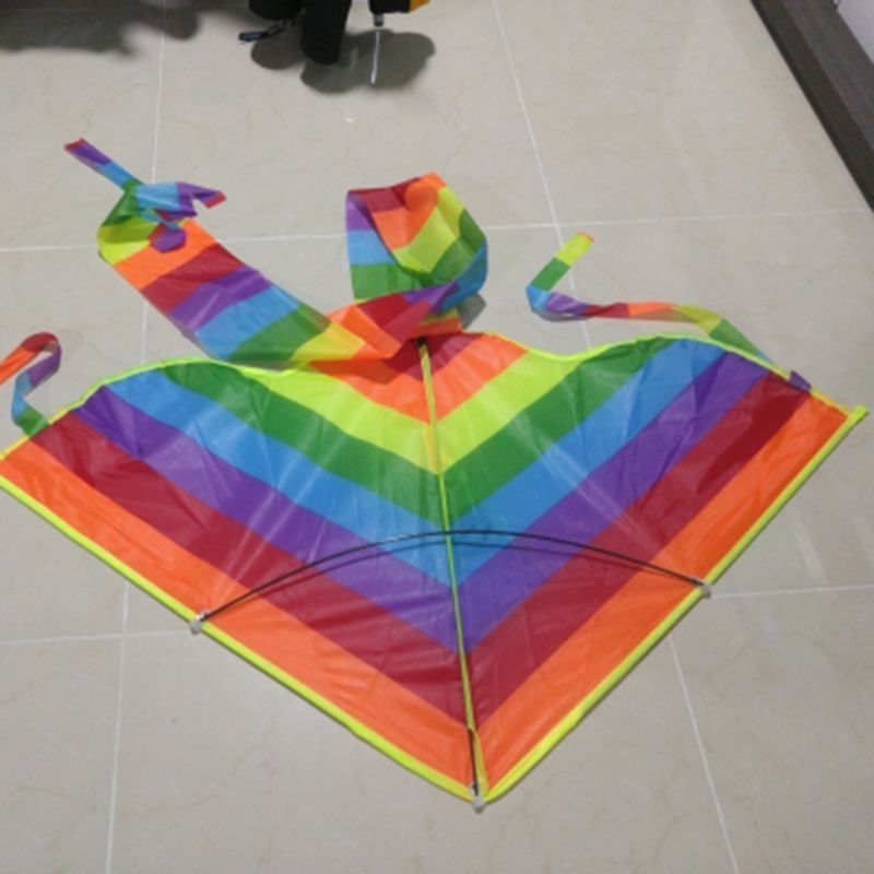 Long Tail Rainbow Pride Kite