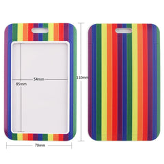 Rainbow Neck Strap Lanyard + ID Case