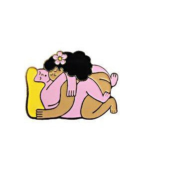 Flower Power Love Enamel Pin