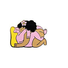 Flower Power Love Enamel Pin