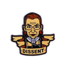 Dissent Enamel Pin