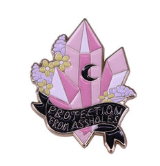 Protection From Assholes Enamel Pin