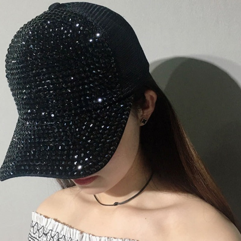 Fabulously Rhinestoned Baseball Cap