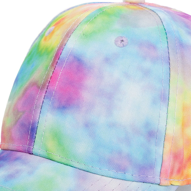 Tie-Dye Corduroy Baseball Cap