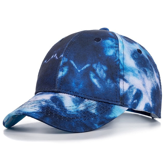 Tie-Dye Corduroy Baseball Cap