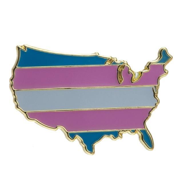 Queer USA Enamel Pins