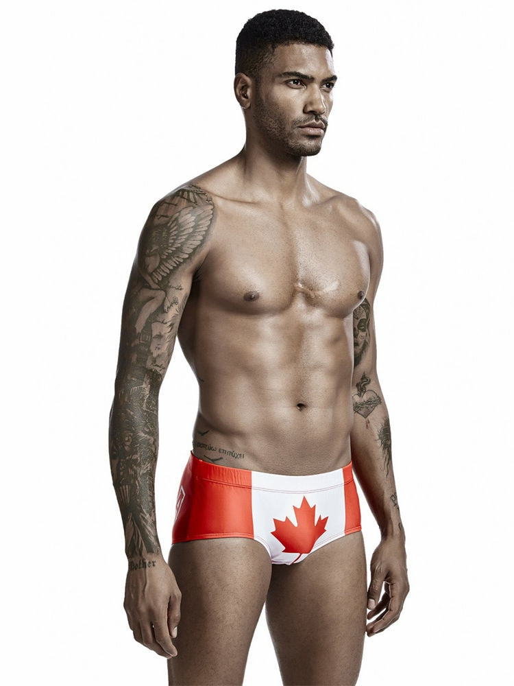 Canada Flag Swim Trunks