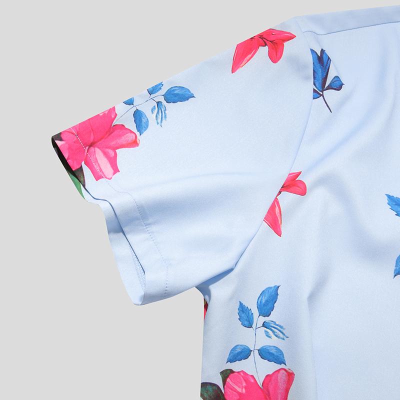 Tropical Bird Short Sleeve Printed Shirt