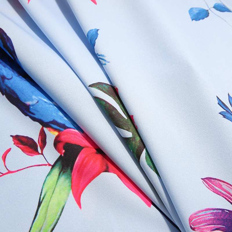 Tropical Bird Short Sleeve Printed Shirt