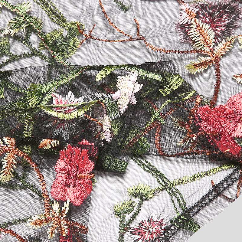 Floral Embroidered Tank Top
