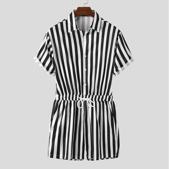 Sailor Striped Romper
