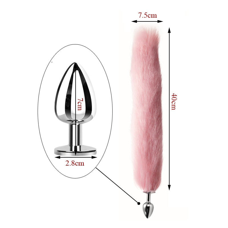 Bunny Tail Butt Plug With Ear Headband