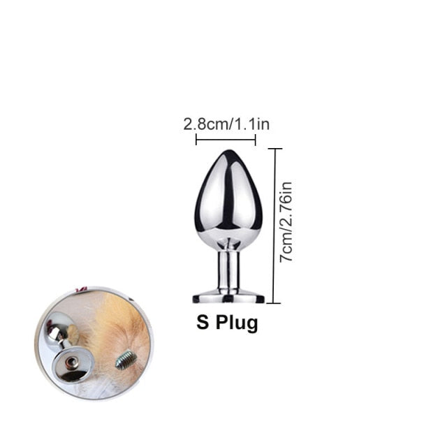 Fox Tail Anal Butt Plug