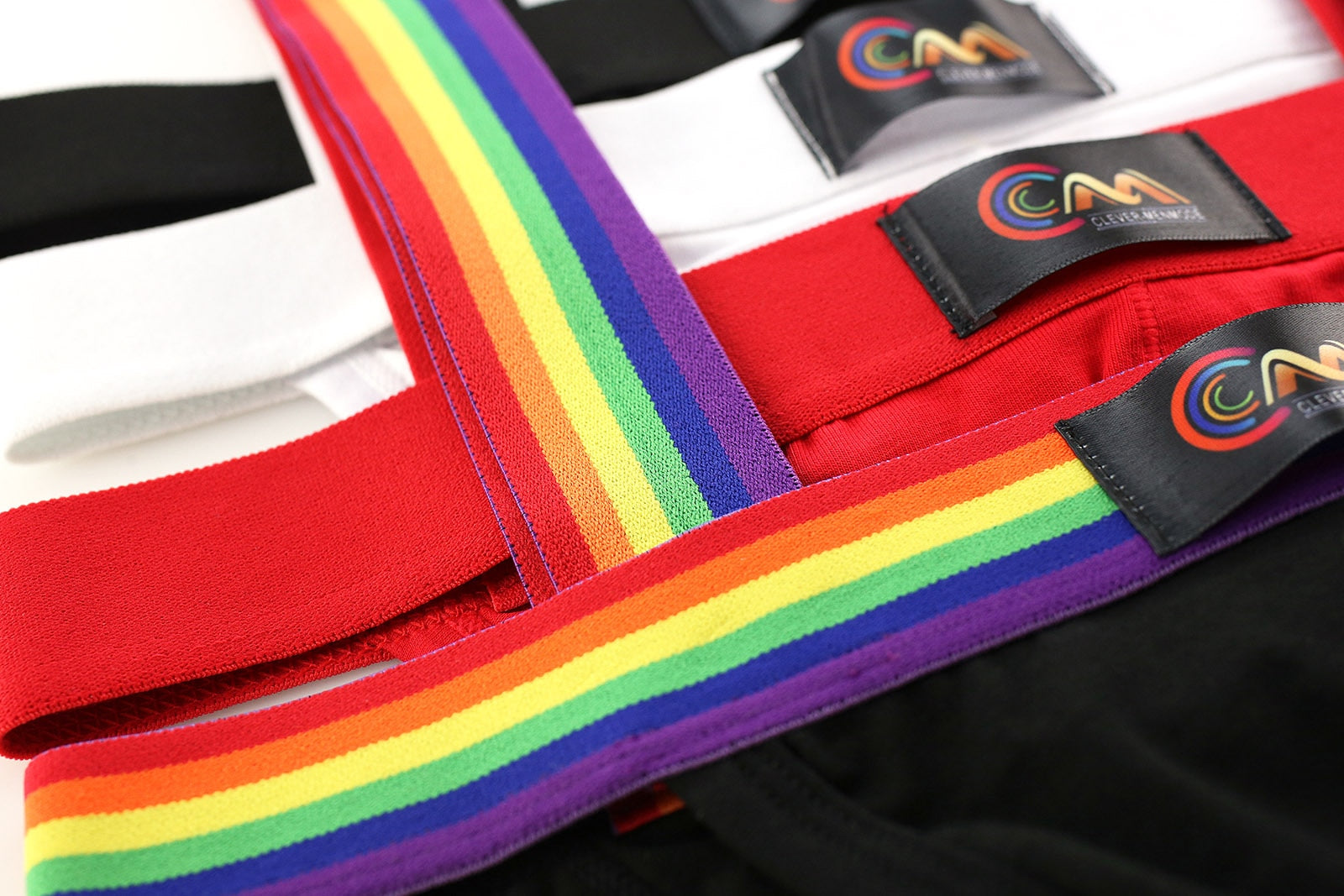 Rainbow Pride Suspender Underwear Outfit