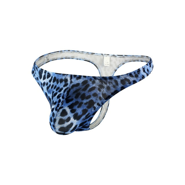 Leopard Print Thong