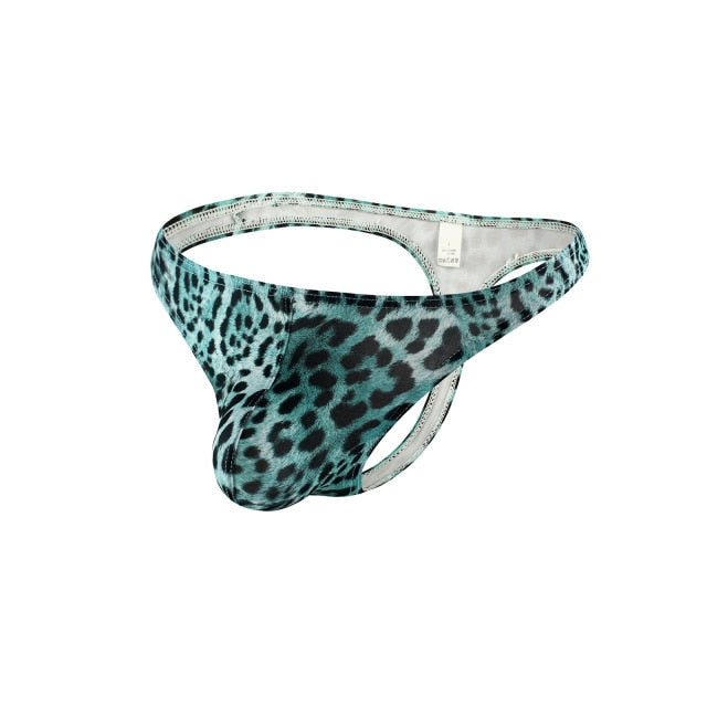 Leopard Print Thong